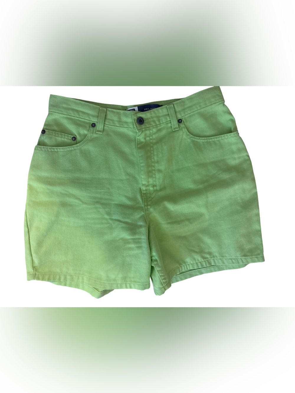 Faded Glory Neon Green Women's Bermuda Shorts